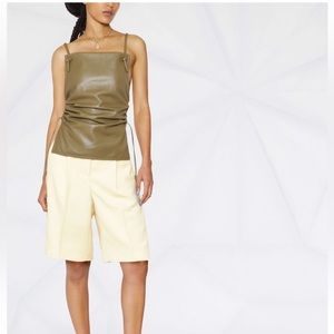 Nanushka vegan leather top